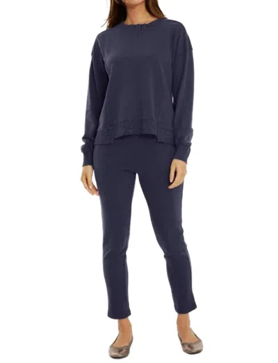 Mod-o-doc Ankle Length Pants In Navy Licorice In Multi