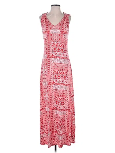 Pre-owned Mod-o-doc Casual Dress In Red