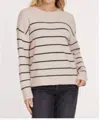 Mod-o-doc Cropped Crew Sweater In Chai In Brown