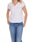 Mod-o-doc Dolman Polo Shirt In White In Gray