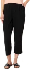 Mod-o-doc Easy Fit Crop Trouser In Black