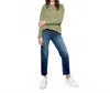 Mod-o-doc High Crew Shirt-tail Tee In Mountain Moss