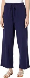 Mod-o-doc Midi Trouser Pant In Midnight Marine In Multi