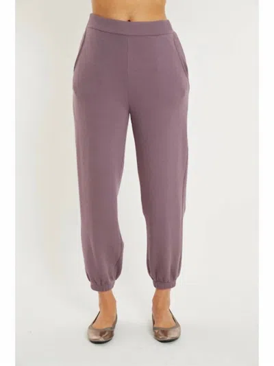 Mod-o-doc Women's Shirred Jogger In Plum In Purple