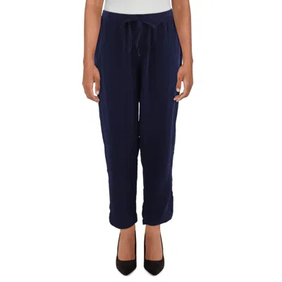Mod-o-doc Womens Drawstring Hem Cotton Cropped Pants