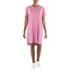 Mod-o-doc Womens Split Hem Slub T-shirt Dress