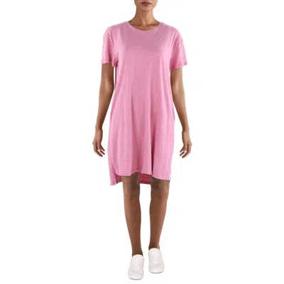 Mod-o-doc Womens Split Hem Slub T-shirt Dress