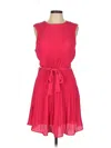 Mod On Trend Casual Dress In Pink