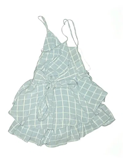 Pre-owned Mod On Trend Overall Shorts In Blue