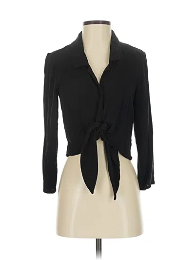 Pre-owned Mod Ref 3/4 Sleeve Blouse In Black