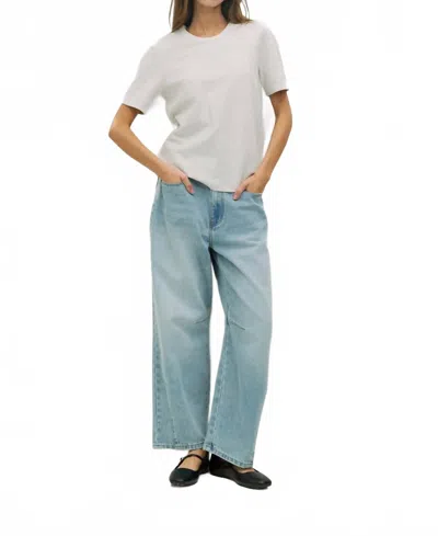 Mod Ref Ansen Ultimate Coolgirl Barrel Jeans In Light Blue