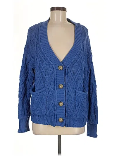 Pre-owned Mod Ref Cardigan Sweater In Blue
