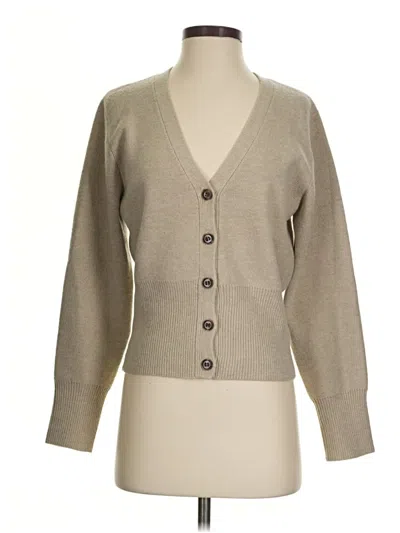 Pre-owned Mod Ref Cardigan Sweater In Tan