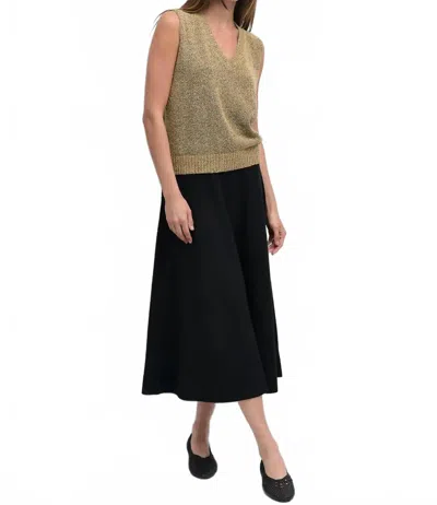 Mod Ref Carrie V-neck Vest In Camel In Brown