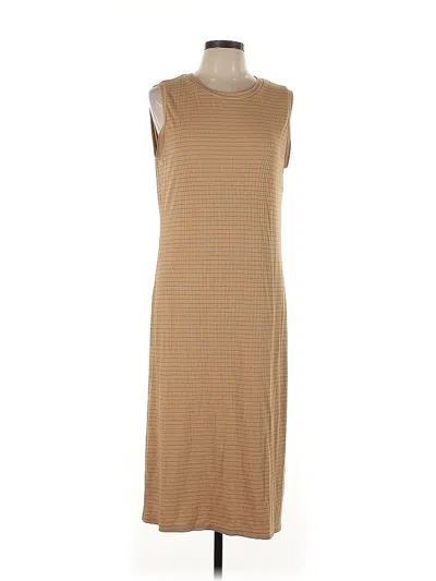 Pre-owned Mod Ref Casual Dress In Brown