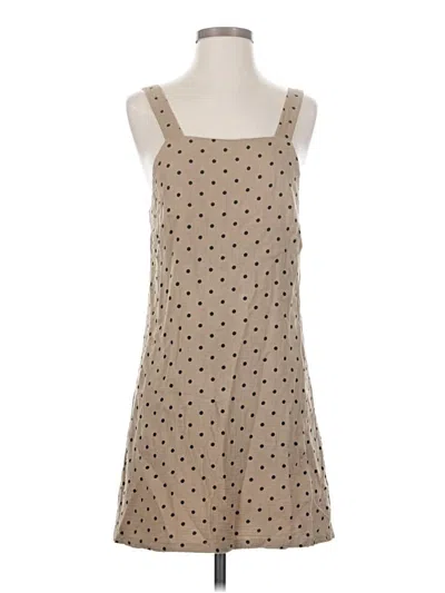 Pre-owned Mod Ref Casual Dress In Tan