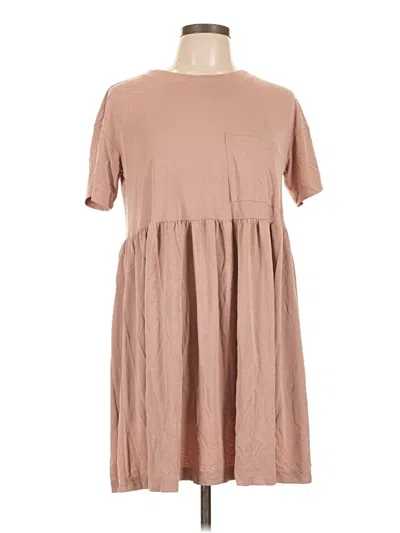 Pre-owned Mod Ref Casual Dress In Tan