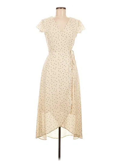 Pre-owned Mod Ref Casual Dress In White