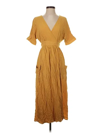 Pre-owned Mod Ref Casual Dress In Yellow