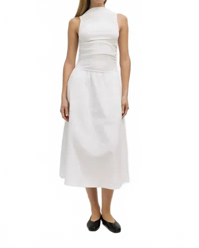 Mod Ref Charlotte Midi Dress In White