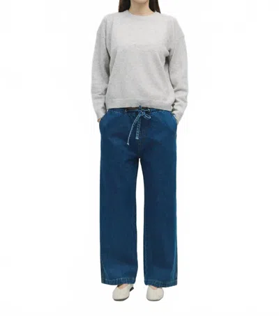 Mod Ref Classic Crew Sweater In Ash Grey In Multi