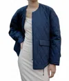 Mod Ref Cotton-blend Utility Jacket In Navy In Blue