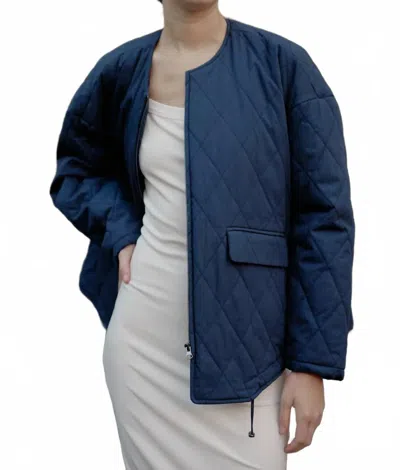 Mod Ref Cotton-blend Utility Jacket In Navy In Blue