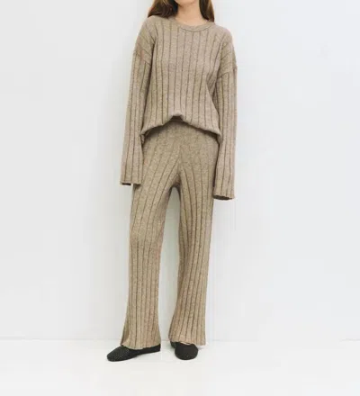 Mod Ref Dakota Knit Sweater In Taupe In Brown