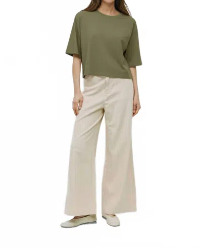 Mod Ref Daphne Cotton Tee In Green