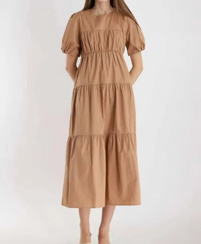 Mod Ref Drea Maxi Dress In Clay In Grey