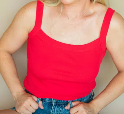 Mod Ref Eliza Top In Red