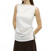 Mod Ref Estelle Sleeveless Top In White In White