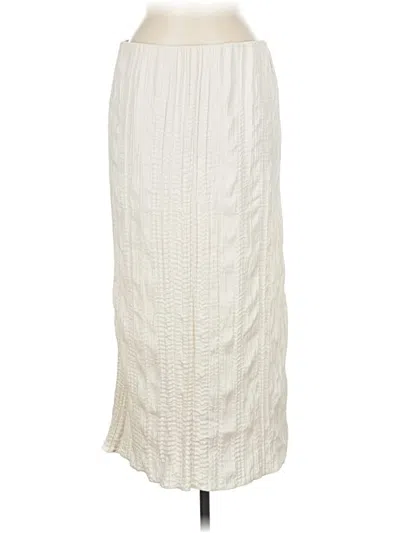 Pre-owned Mod Ref Formal Skirt In White