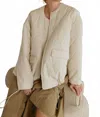 Mod Ref Greta Jacket In Cream In Neutral