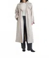 Mod Ref Janie Trench Coat In Light Beige In White