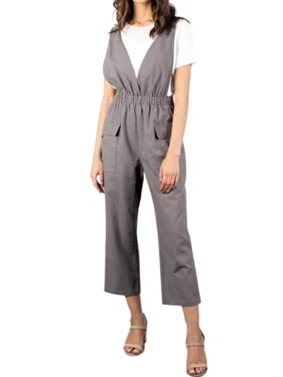 Mod Ref Jump On It Jumpsuit In Grey