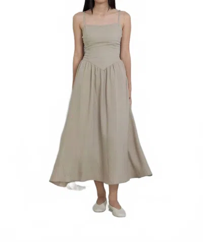 Mod Ref June Dress In Beige In Neutral