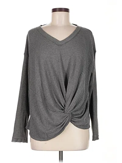 Pre-owned Mod Ref Long Sleeve T-shirt In Gray