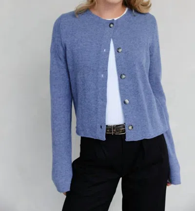 Mod Ref Molly Knit Cardigan In Light Blue