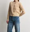Mod Ref Molly Sweater Cardigan In Sand