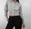Mod Ref Oversized Collar Button Down Cardigan In Grey In Grey