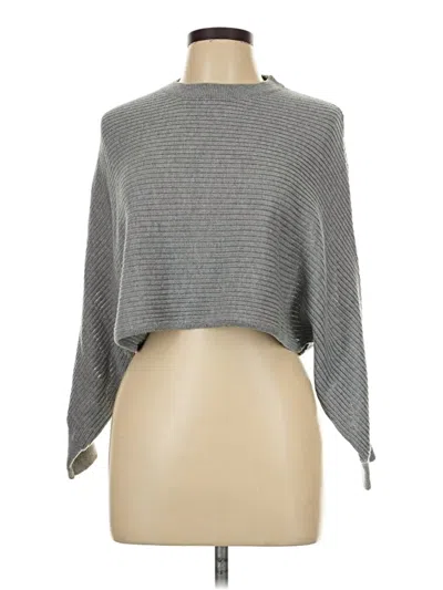 Pre-owned Mod Ref Poncho In Gray