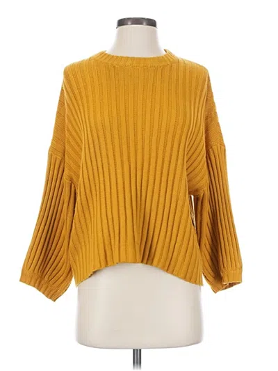 Pre-owned Mod Ref Pullover Sweater In Yellow