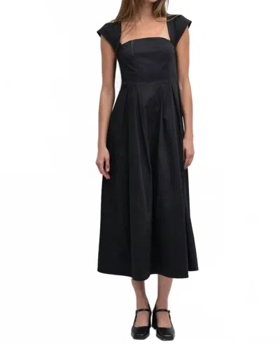 Mod Ref Roche Midi Dress In Black
