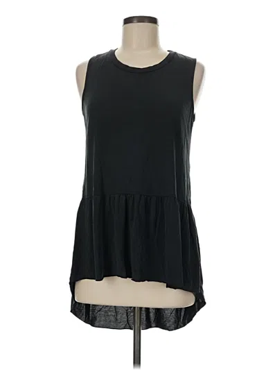 Pre-owned Mod Ref Sleeveless Top Black Scoop Neck Tops