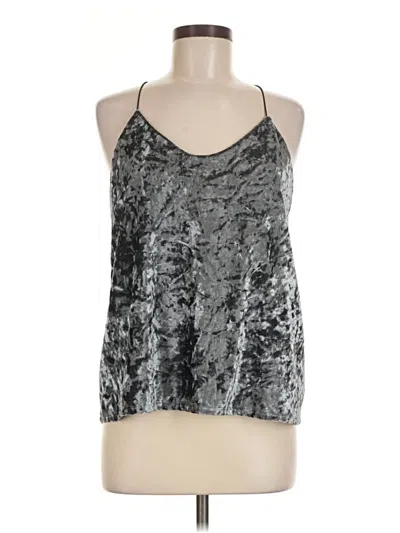 Pre-owned Mod Ref Sleeveless Top Silver Halter Neckline Tops