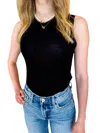Mod Ref Soft Tank Top In Black In Black