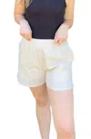 Mod Ref Striped Boxer Shorts In Beige In Beige