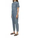 Mod Ref The Carpenter Denim Jumpsuit In Washed Denim In Blue
