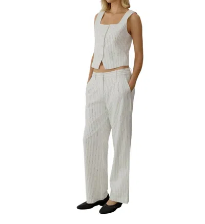 Mod Ref The Frances Vest In White